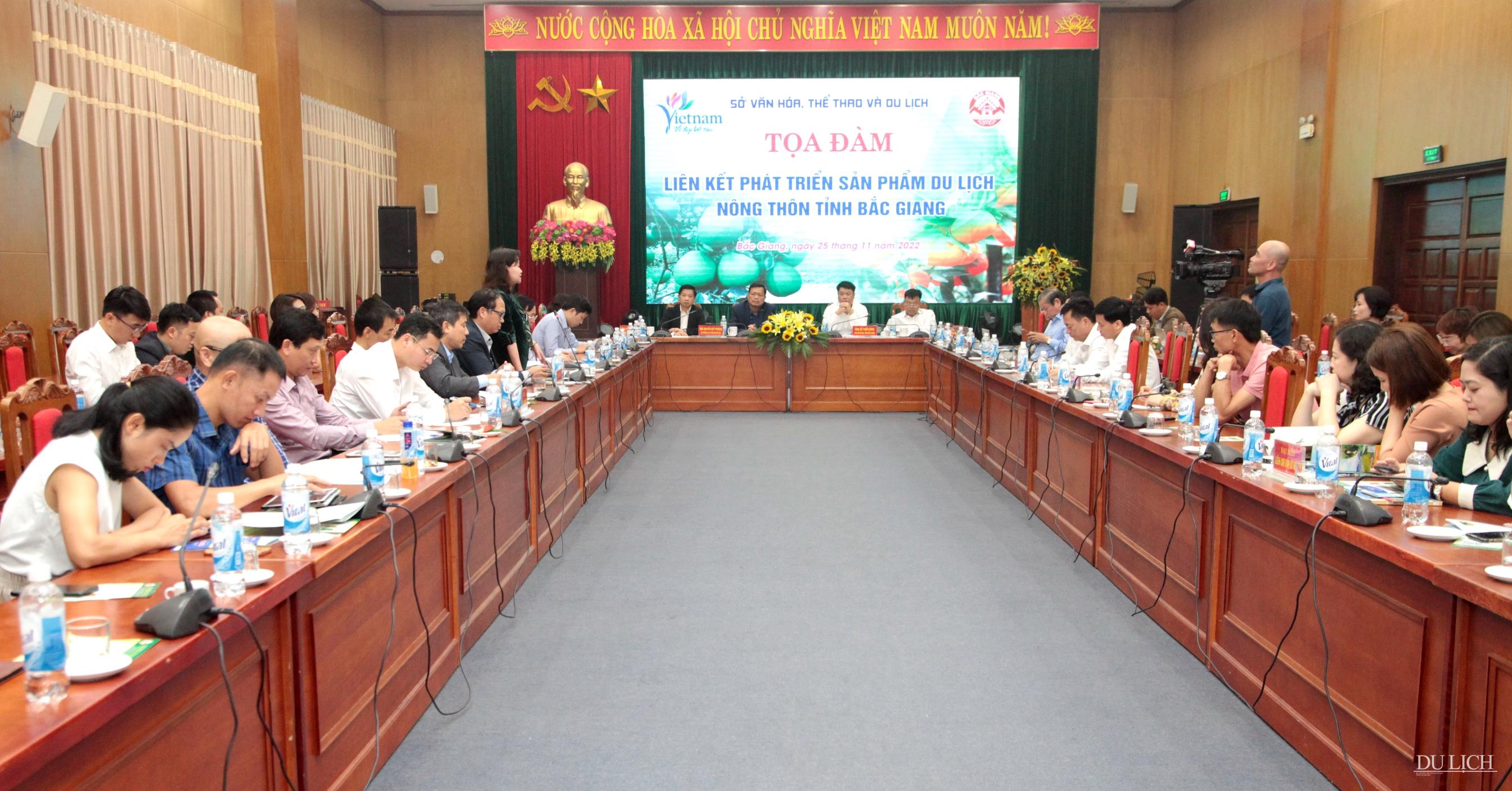 Tọa đàm liên kết phát triển du lịch nông nghiệp nông thôn tỉnh Bắc Giang năm 2022